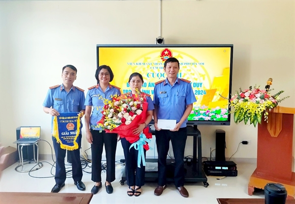 Cụm thi đua số 5 - Viện KSND thành phố Hà Nội tổ chức Vòng 1 Cuộc thi Báo cáo án bằng sơ đồ tư duy trong lĩnh vực hình sự năm 2024